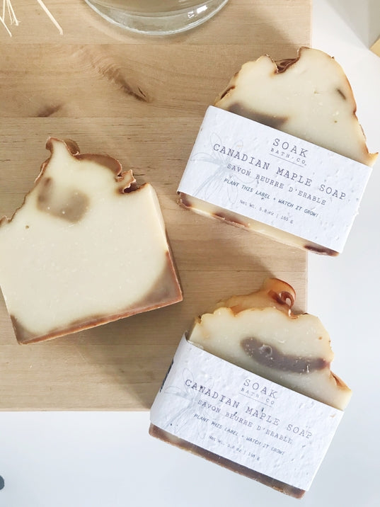 NEW! Canadian Maple Soap Bar by SOAK Bath Co