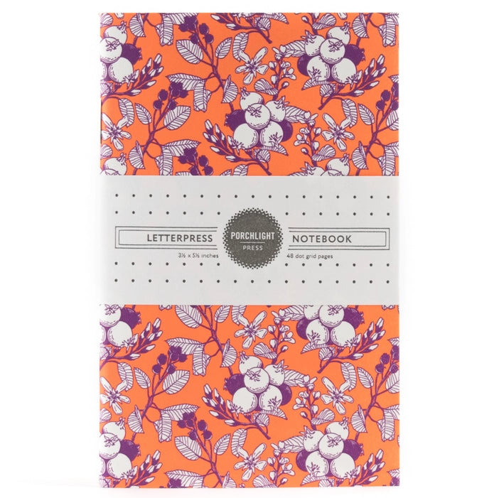 NEW! Forest Foraging Series: Saskatoon Berry Pocket Notebook by Porchlight Press Letterpress