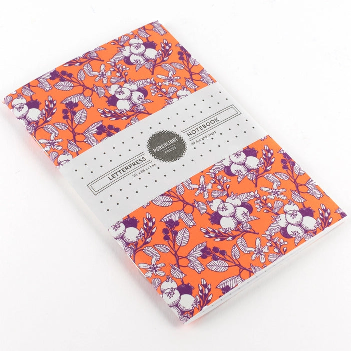 NEW! Forest Foraging Series: Saskatoon Berry Pocket Notebook by Porchlight Press Letterpress