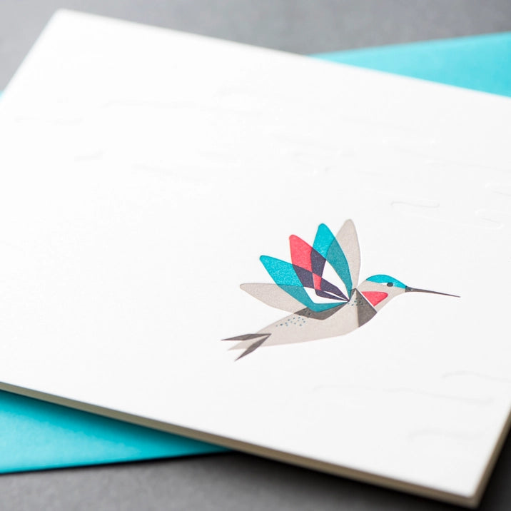 Modern Birds - Assorted Set of 6 Cards with Folder by Porchlight Press Letterpress