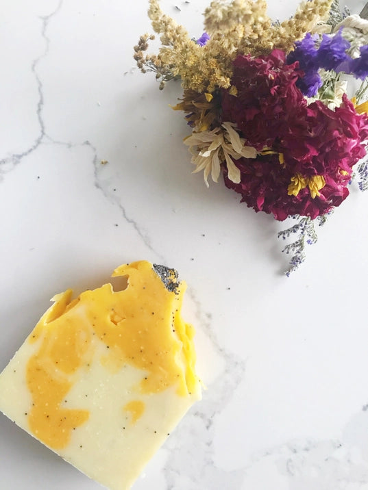 NEW! Citrus Poppyseed Soap Bar by SOAK Bath Co