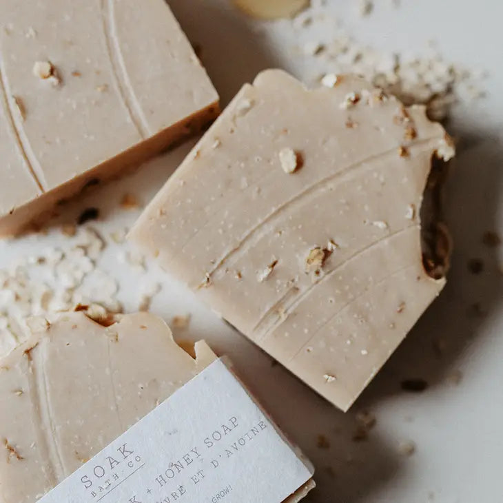 NEW! Oatmeal Milk & Honey Soap Bar by SOAK Bath Co