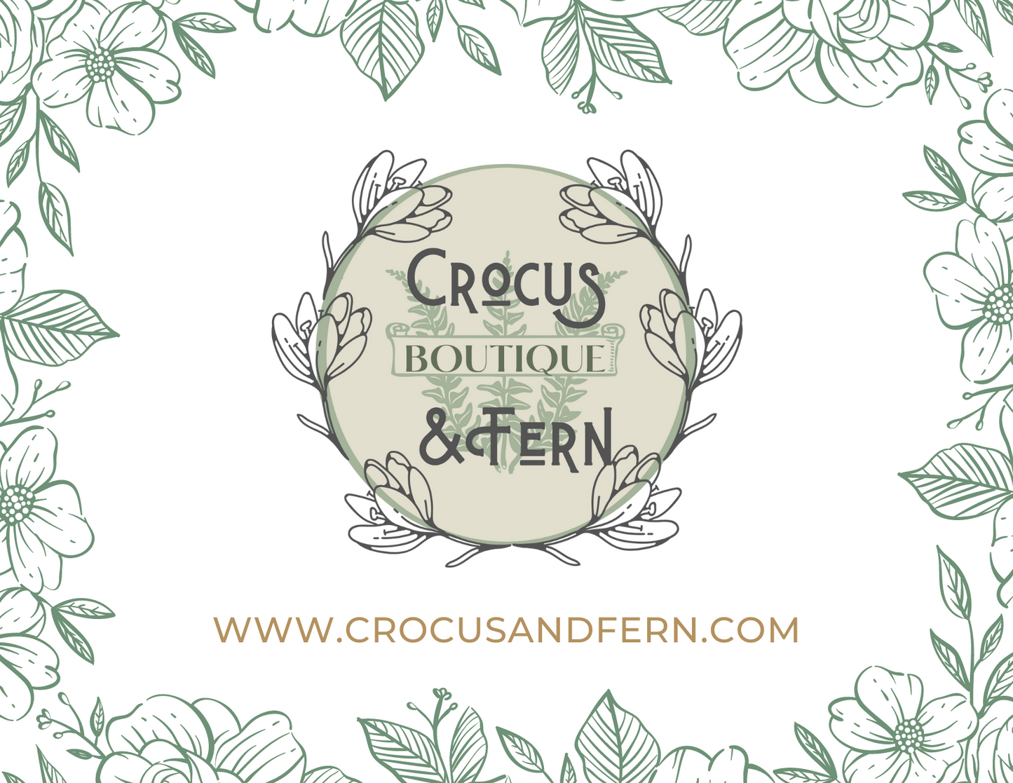 Crocus & Fern Gift Card