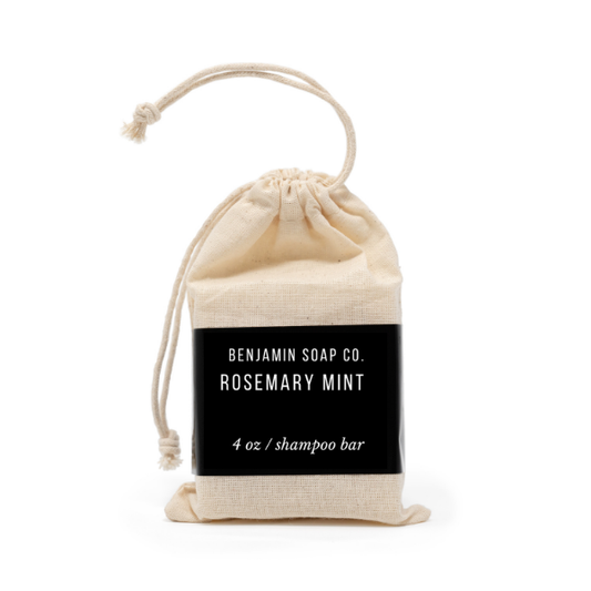 Rosemary Mint Shampoo Bath Bar by Benjamin Soap Company
