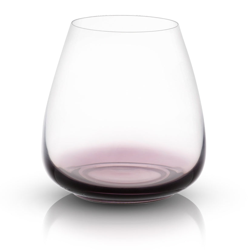 Black Swan Stemless Red Wine Glasses by JoyJolt
