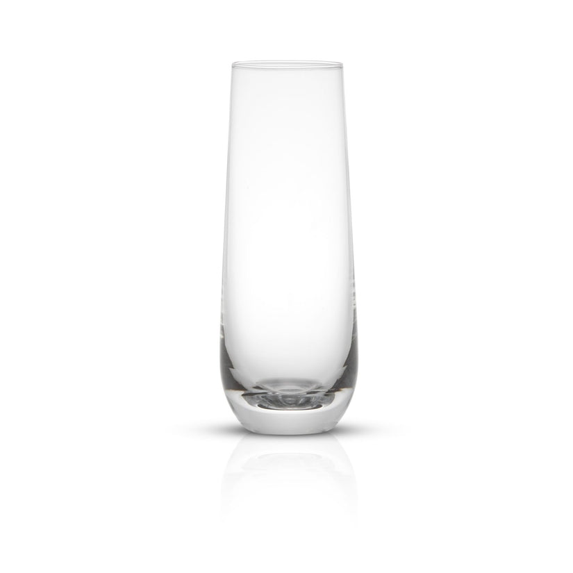 Milo Champagne Glasses 9.4 oz., Set of 8 by JoyJolt