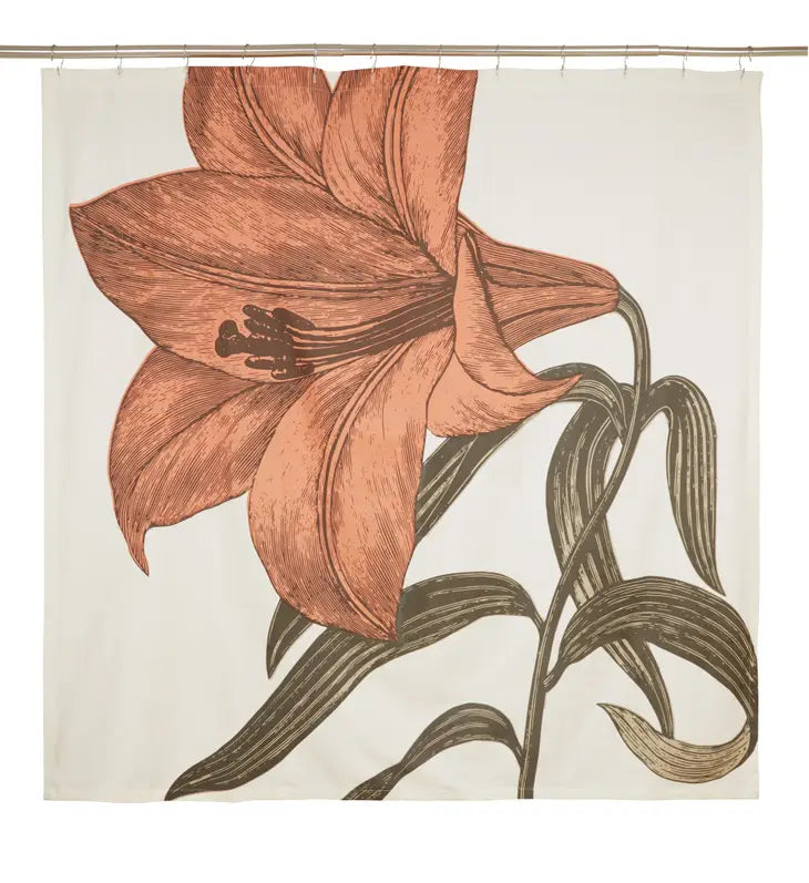 Lily Shower Curtain by Thomas Paul