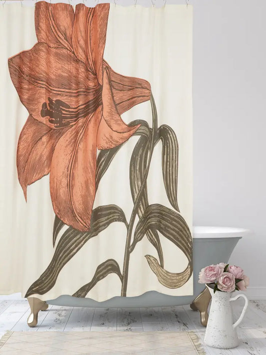 Lily Shower Curtain by Thomas Paul