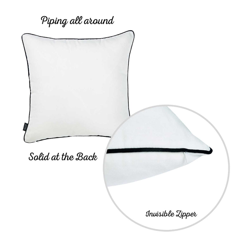 Skandi Mr. & Mrs. Right Throw Pillow Cover (Set of 2) by Mike & Co. New York