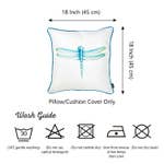 Watercolor Dragonfly Throw Pillow Cover