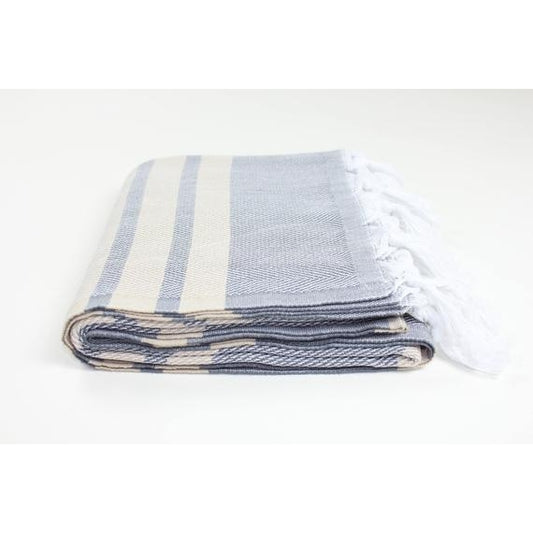 Premium Turkish Herringbone Pattern Towel by Turkish Linen & Towels