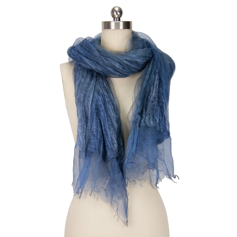 Diaphanous Silk Scarf by Saachi